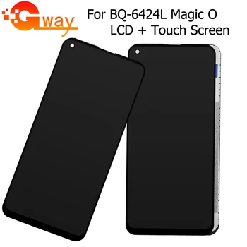 100% Оригинал За BQ Mobile BQ-6424L Magic O LCD дисплей и цифров преобразувател докосване на екрана в Събирането ЗА BQ 6424L Смяна на LCD дисплей + Инструменти